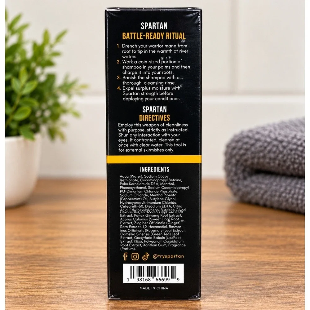 NEW SPARTAN Root Activator Shampoo Men 250 ml 8.5 Fl.oz. Hair Growth Thinning